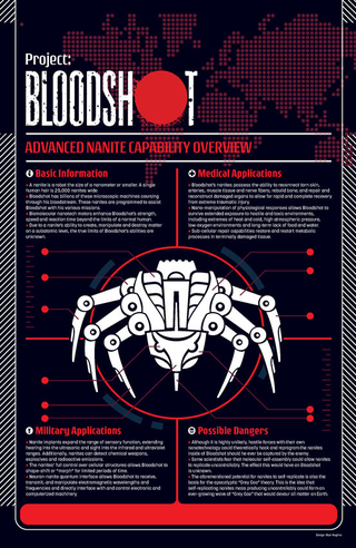 Illustration for article titled Read a sneak peek of the comic Bloodshot, about a one-man nanotech Wikileaks